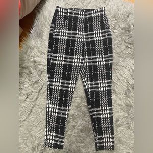 7th AVENUE b&w pattern dress pants